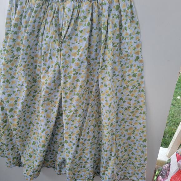 FREE PEOPLE LAVENDER DAZE SMOCKED MIDI DRESS SZ S - Picture 11 of 12